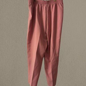 Pink straight-leg vintage trousers pants
